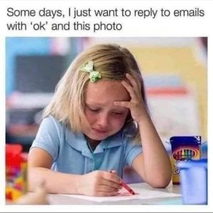 sad email